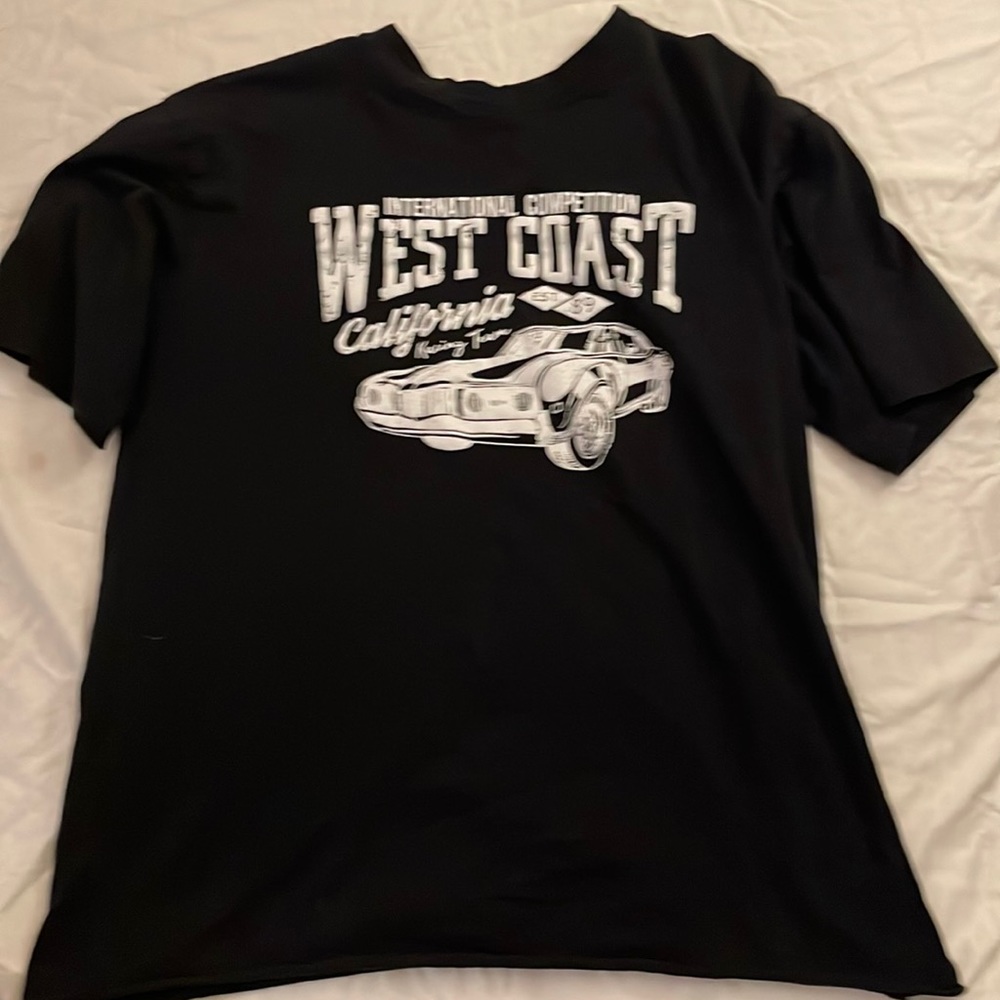 A black t-shirt